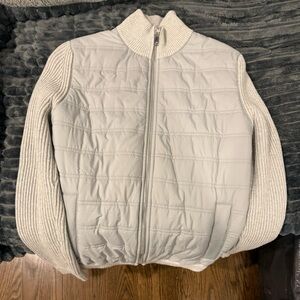 Reiss mens gray zip up jumper (like new) size small